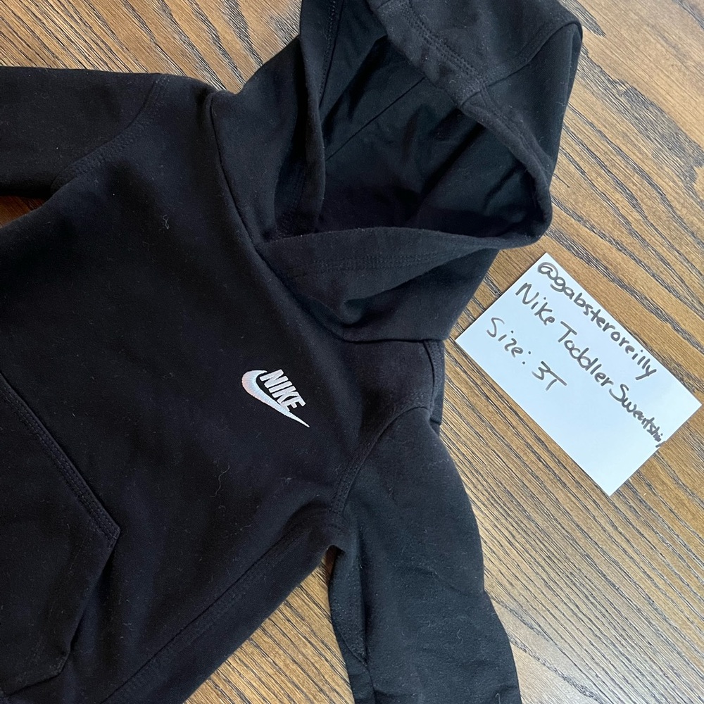 Nike Toddler Black Hoodie